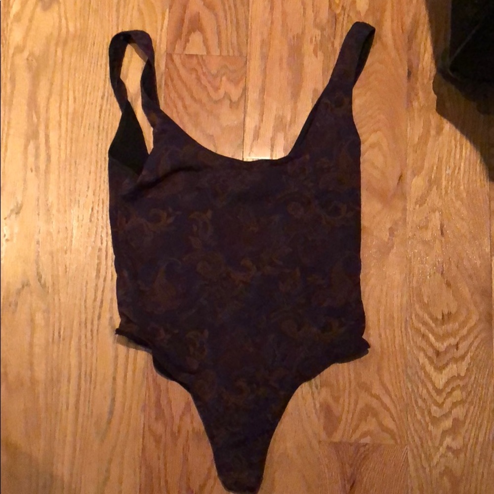 Free people paisley bodysuit